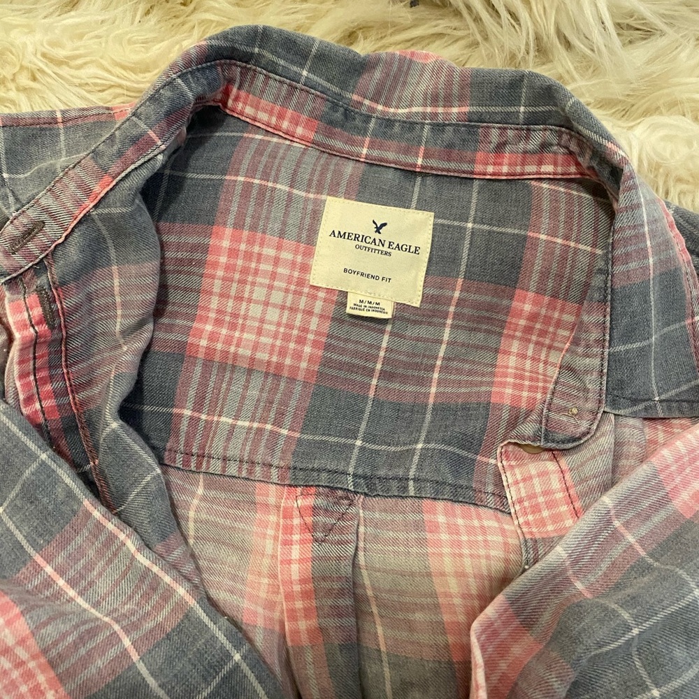 Boyfriend fit American Eagle Flannel